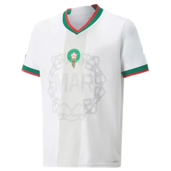 Morocco Away 2022 World Cup White Soccer Jersey