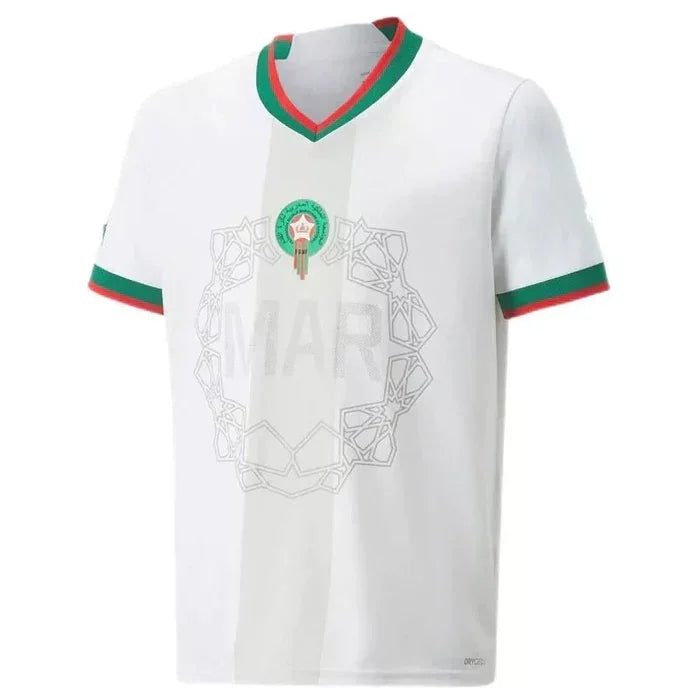 Morocco Away Jersey 2022 World Cup White