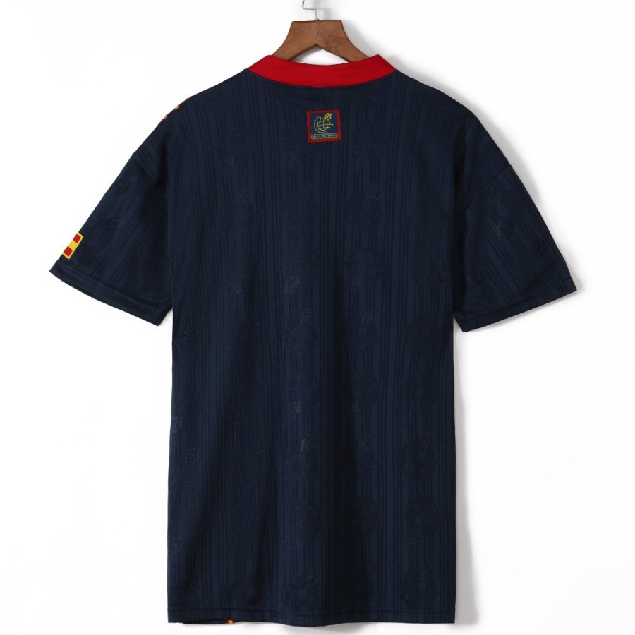 Spain Away 1996 Retro Soccer Jersey