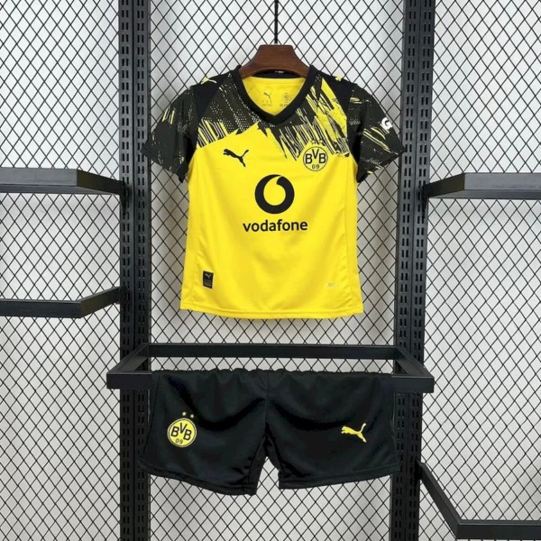BVB Dortmund Home 2025/26 Youth Soccer Jersey