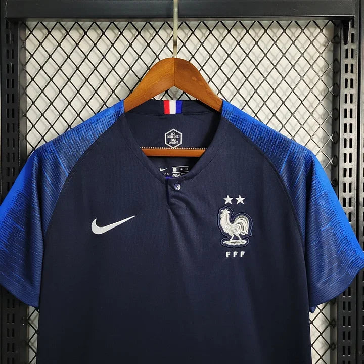 France National Team Retro 2018 Soccer Jersey