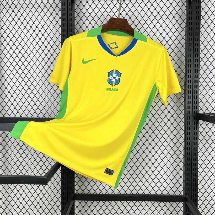 Brazil Home Jersey 2025-2026 Soccer
