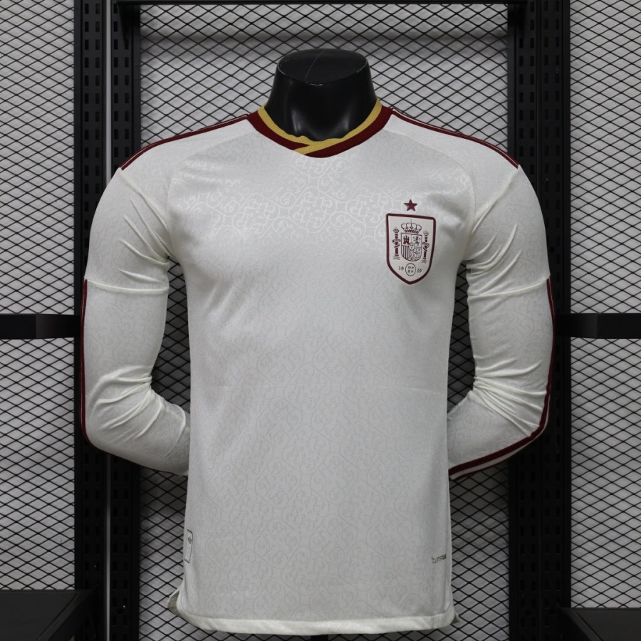 Spain Away 2026 Long Sleeve Jersey