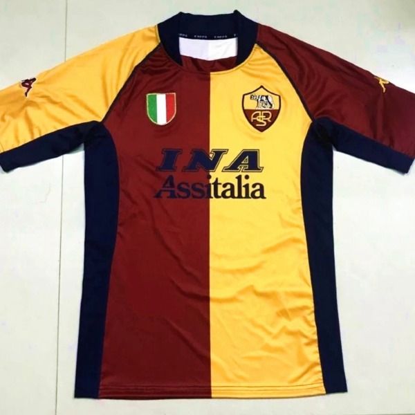 AS Roma Home Soccer Jersey 2001/02