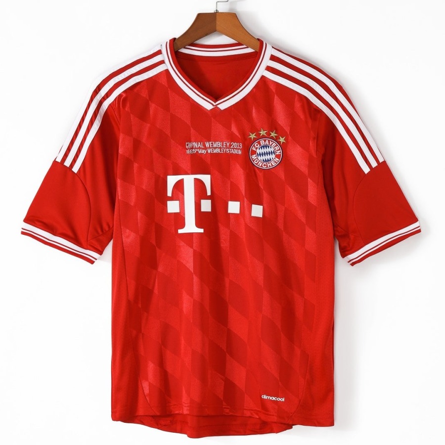 Bayern Munich Home Soccer Jersey 2013-2014 Retro
