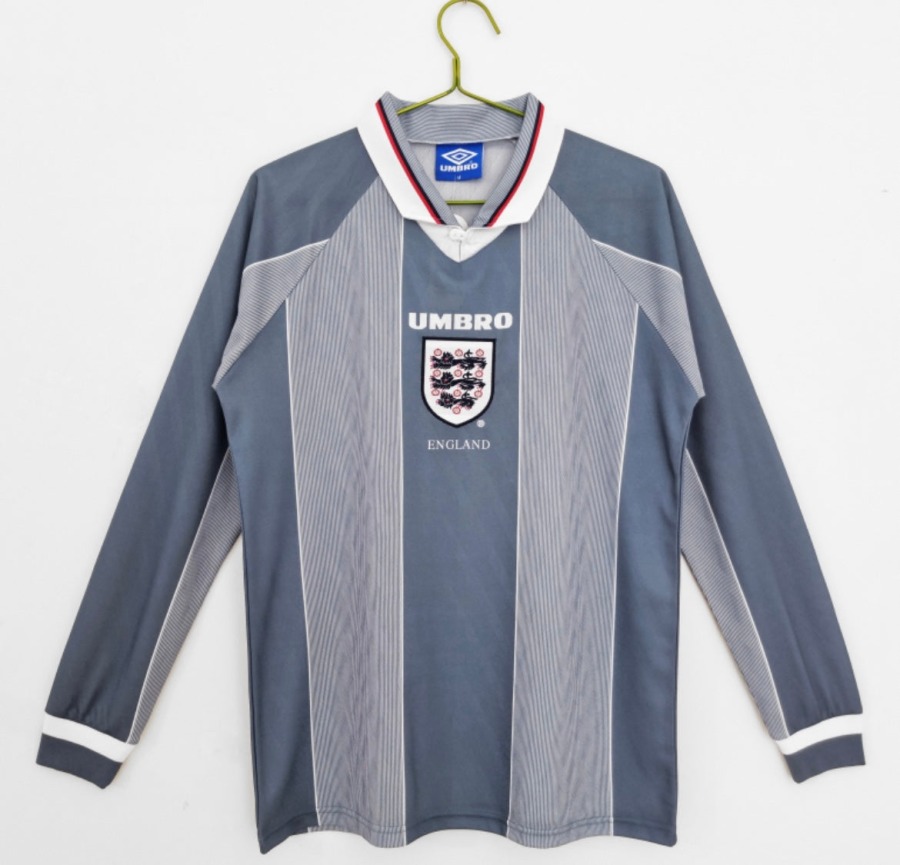 England 1996 Away Long Sleeve Jersey