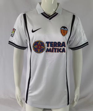 Valencia CF 2000/01 Home Soccer Jersey