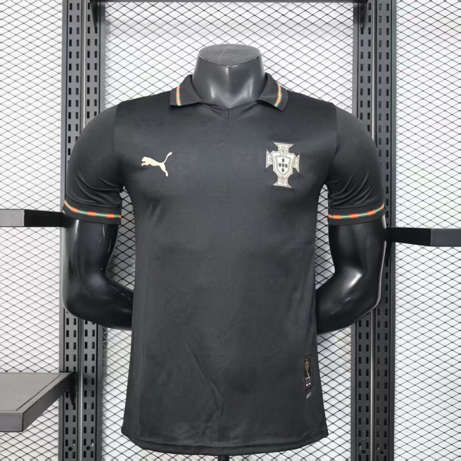 Portugal 2025/26 Player Edition Black Jersey