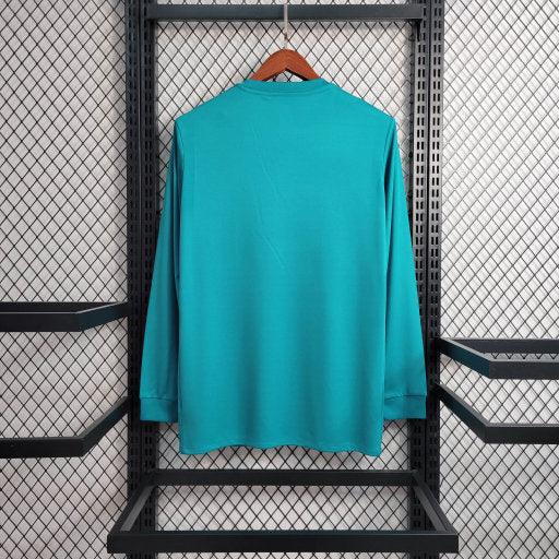 Real Madrid 2017-2018 Long Sleeve Retro Soccer Jersey