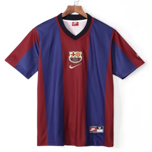 Barcelona Retro Home Soccer Jersey 1998
