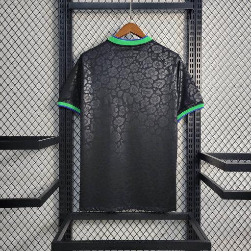 Brazil 22/23 Black Leopard Soccer Jersey