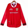 Manchester United Home Long Sleeve Soccer Jersey 1999-2000