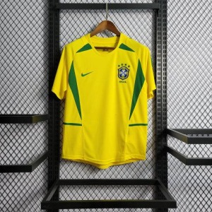 Brazil Retro 2002 Soccer Jersey