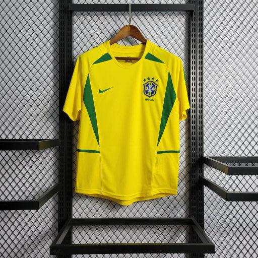 Brazil Retro 2002 Soccer Jersey
