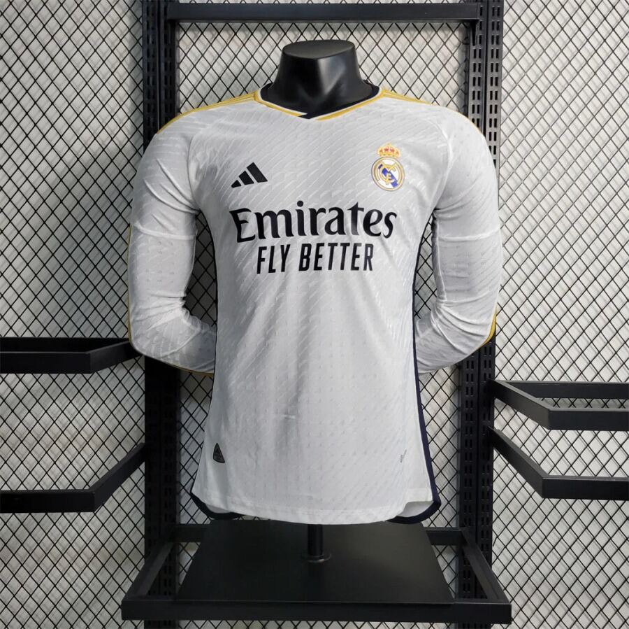 Real Madrid 2023-24 Long Sleeve Soccer Jersey