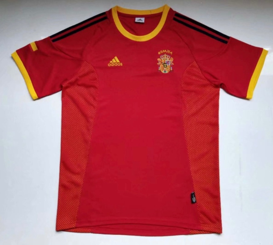 Spain 2002 Home Jersey