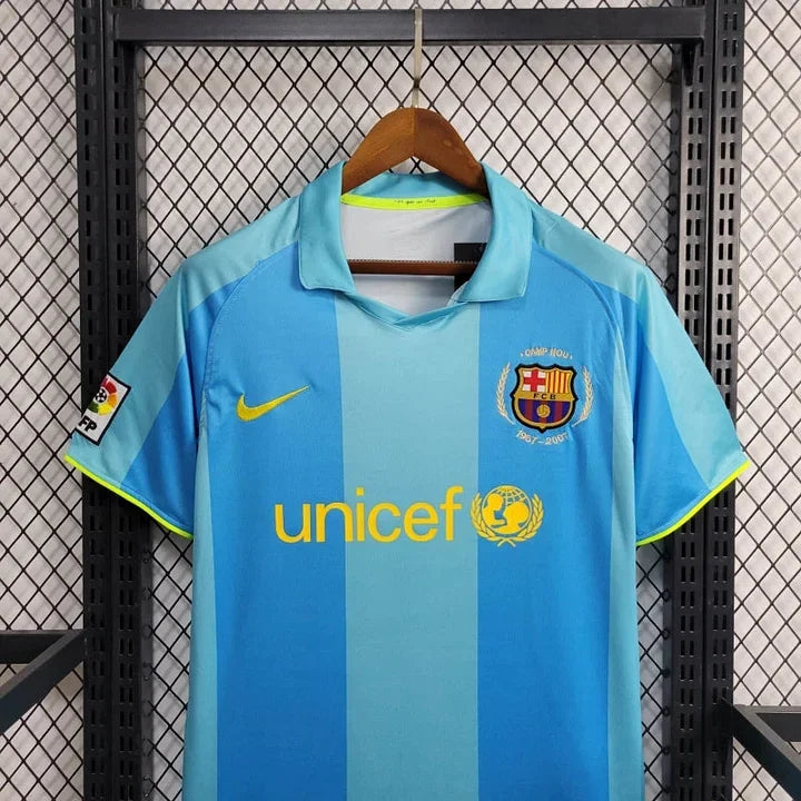 FC Barcelona Retro 2007-2008 Soccer Jersey