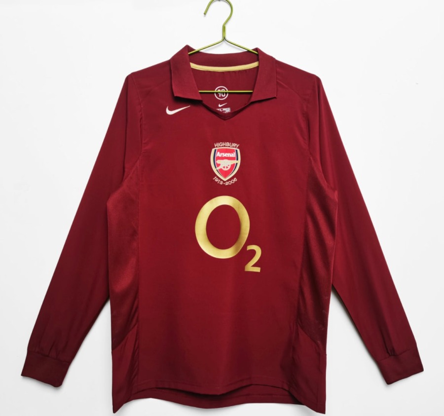 Arsenal 2005/06 Home Long Sleeve Jersey