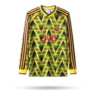Arsenal 1992/93 Away Long Sleeve Jersey