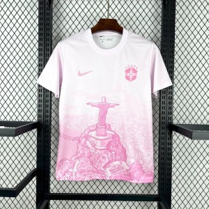 Brazil Concept Jersey Pink & White 2025-26