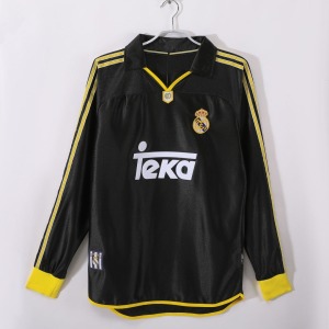 Real Madrid Away Jersey 1999-2001 Long Sleeve