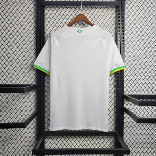 Brazil 2022-23 White Leopard Soccer Jersey