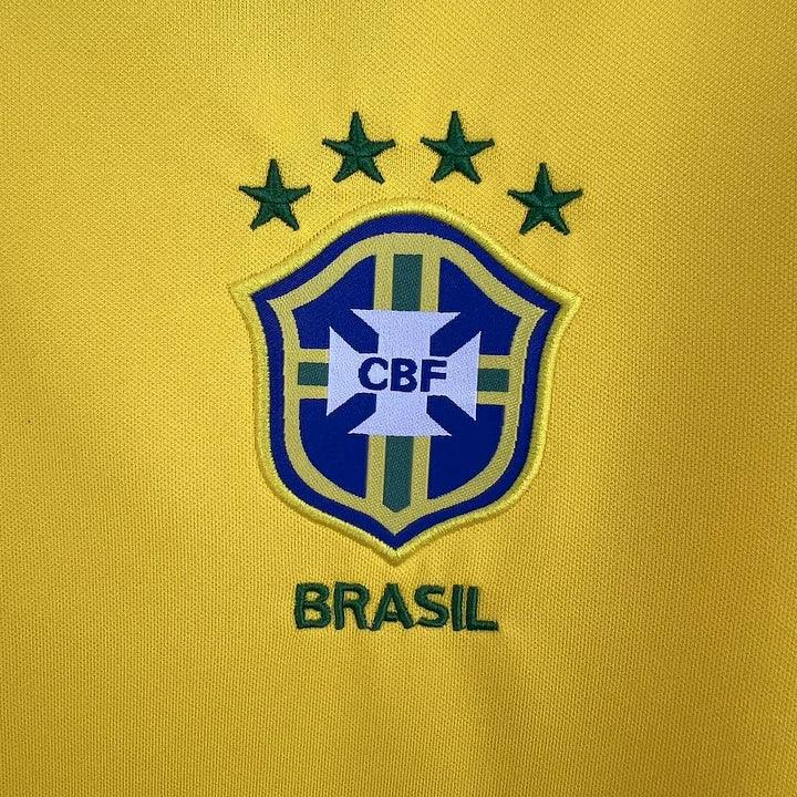 Brazil Retro Soccer Jersey 1997