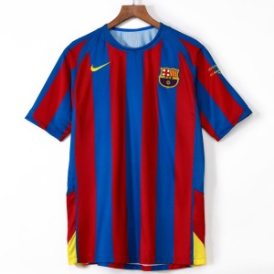 Barcelona Home Jersey 2005-2006 Retro