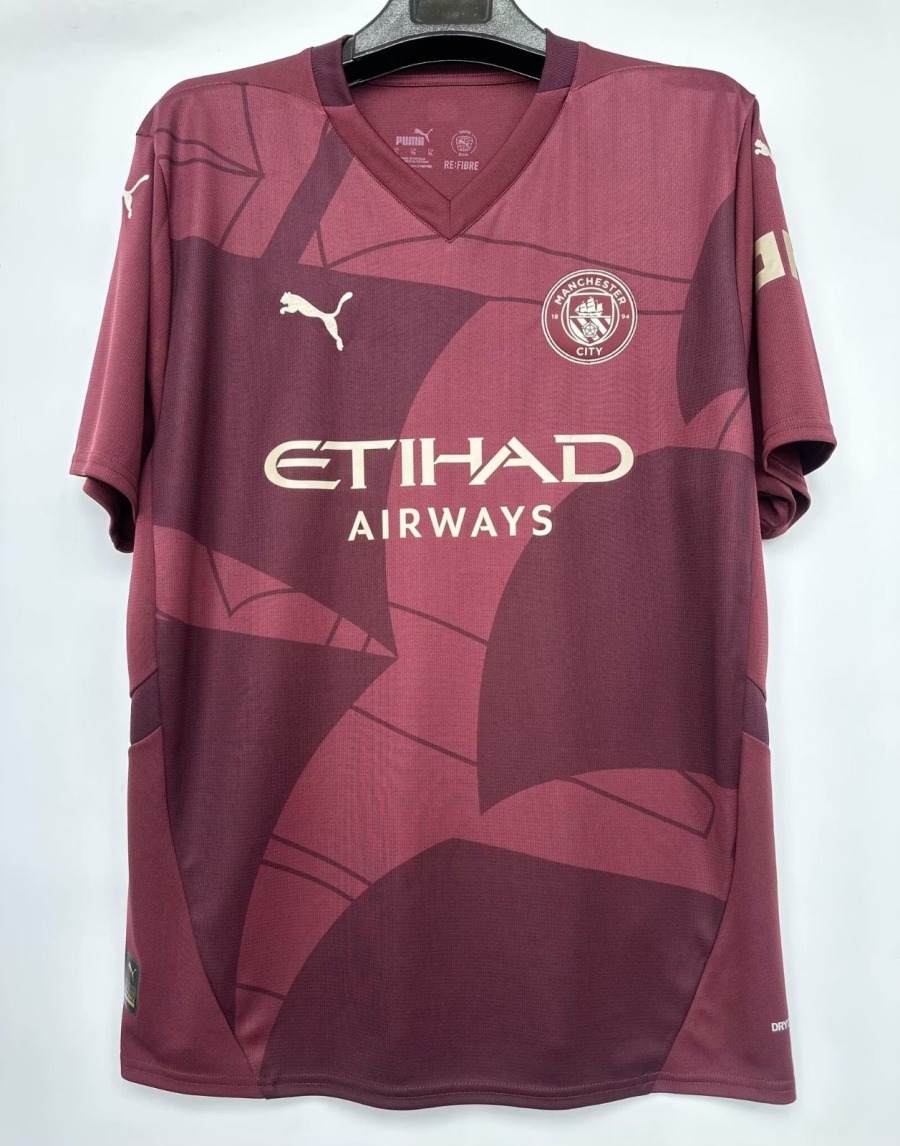 Manchester City 24/25 Red Soccer Jersey