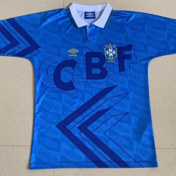 Brazil 1992 Away Soccer Jersey