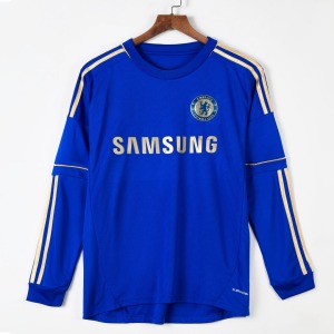 Chelsea Home Retro Long Sleeve Jersey 2012-2013