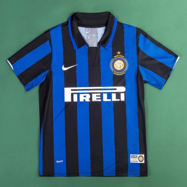 Inter Milan 2007/08 Home Soccer Jersey