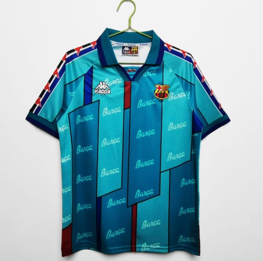 FC Barcelona Away 1996/97 Soccer Jersey