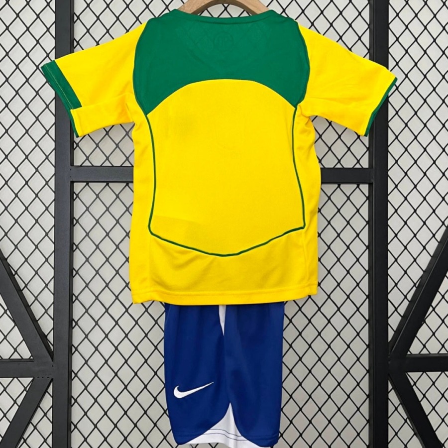 Brazil Youth Retro Soccer Jersey 2004