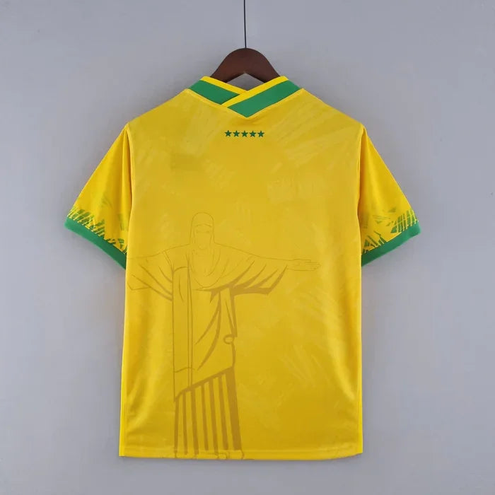 Brazil 2022 Special Edition Yellow Soccer Jersey