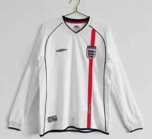 England 2002 Home Long Sleeve Jersey