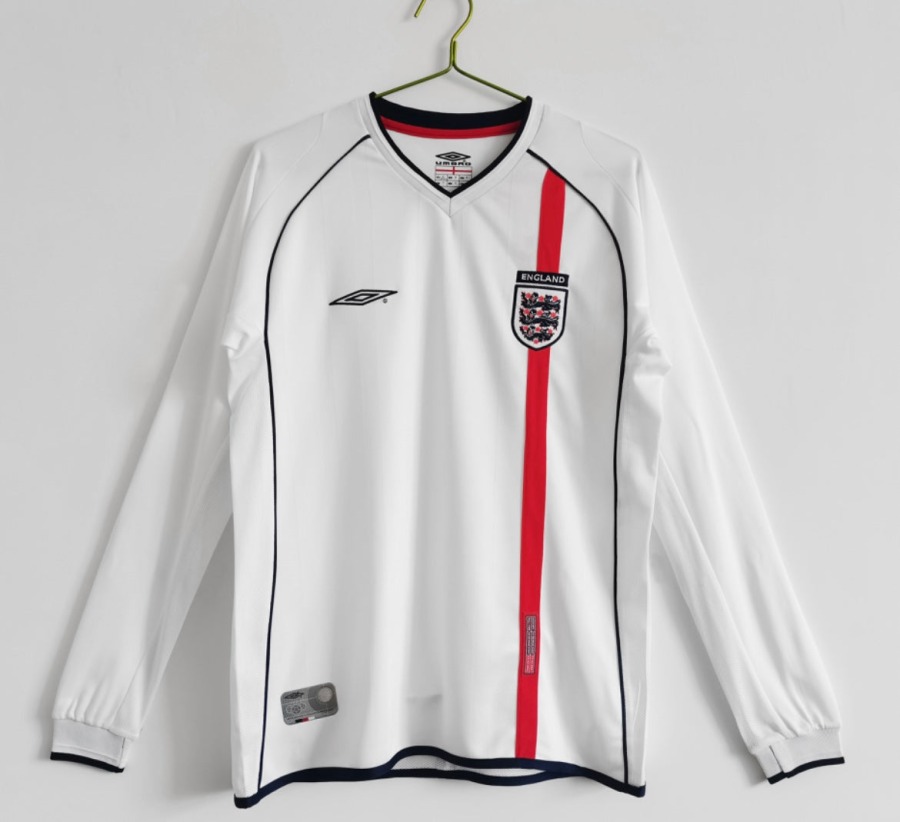 England 2002 Home Long Sleeve Jersey