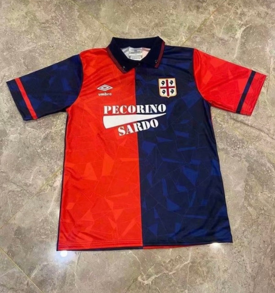 Cagliari 1991/92 Home Soccer Jersey