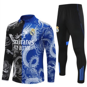 Real Madrid 2025/26 Blue Dragon Soccer Jersey