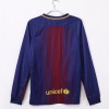 Barcelona Home Jersey 2017-2018 Long Sleeves Retro