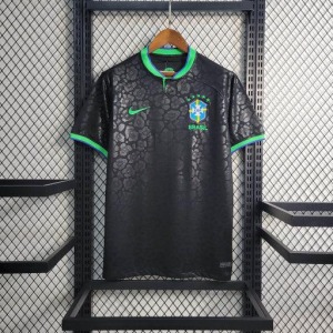 Brazil 22/23 Black Leopard Soccer Jersey