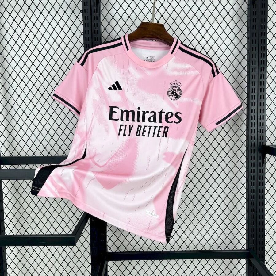 Real Madrid Pink & White Concept 2025 Soccer Jersey