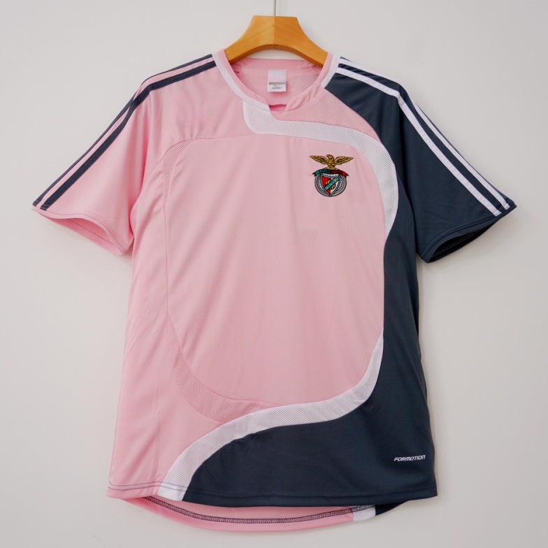 Benfica 2007-2008 Pink Retro Soccer Jersey