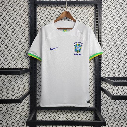 Brazil 2022-23 White Leopard Soccer Jersey
