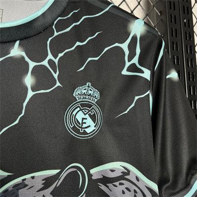 Real Madrid 2024/25 Black and Green Special Edition Soccer Jersey