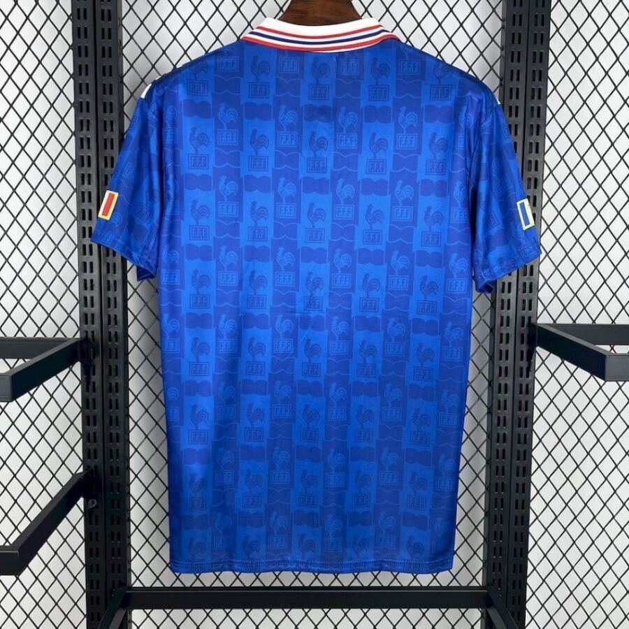France Home Retro 1996 Soccer Jersey