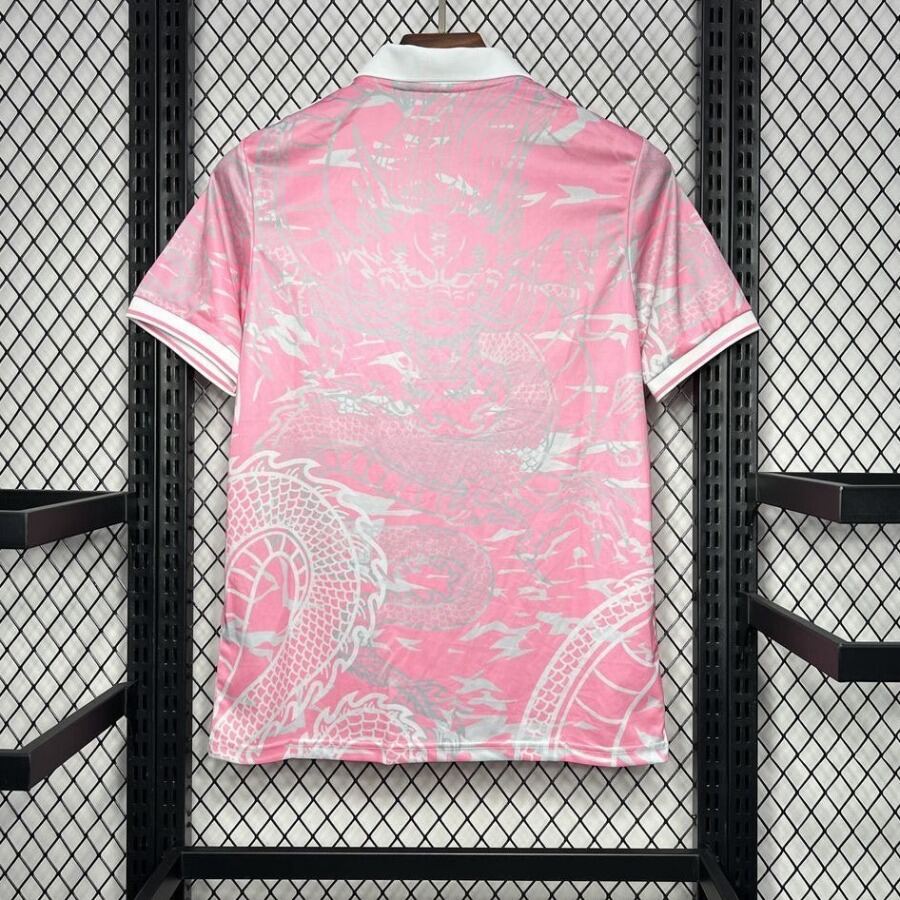 Real Madrid 25/26 Premium Pink Polo Jersey