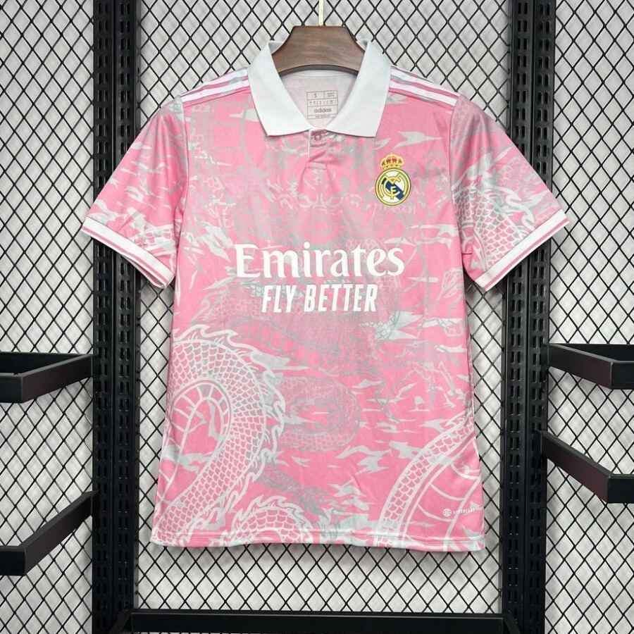 Real Madrid 25/26 Pink Premium Polo