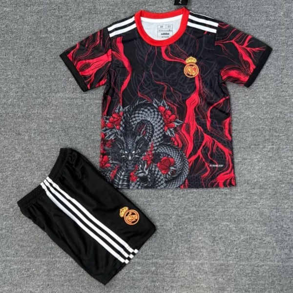 Real Madrid 25/26 Youth Red Special Soccer Jersey