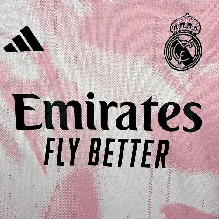 Real Madrid Pink & White Concept 2025 Soccer Jersey